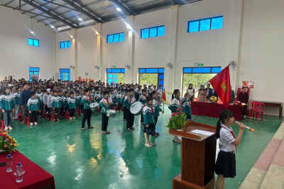 TRƯỜNG TIỂU HỌC HẢI PHÚC TỔ CHỨC HOẠT ĐỘNG CHÀO MỪNG 81 NĂM NGÀY THÀNH LẬP QUÂN ĐỘI NHÂN DÂN VIỆT NAM VÀ 36 NĂM NGÀY HỘI QUỐC PHÒNG TOÀN DÂN