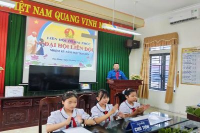 Đại hội Liên đội Trường Tiểu học Hải Phúc 2025-2026